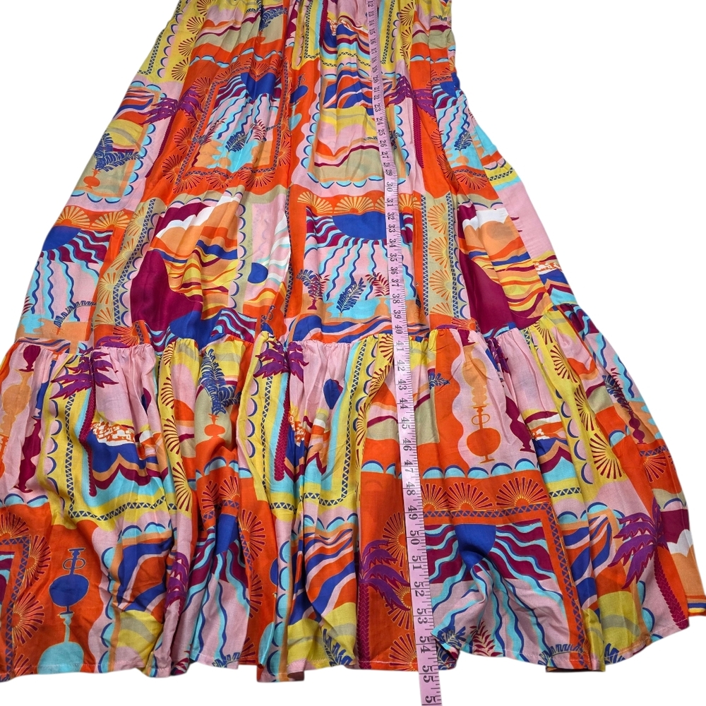 CELANDINE By Anthropologie The Malika Gauze Maxi Dress - Picture 9 of 15